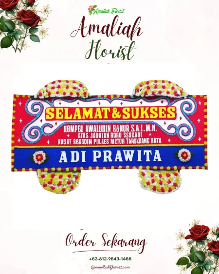 Papan Bunga Ucapan Selamat Rama Nirwana